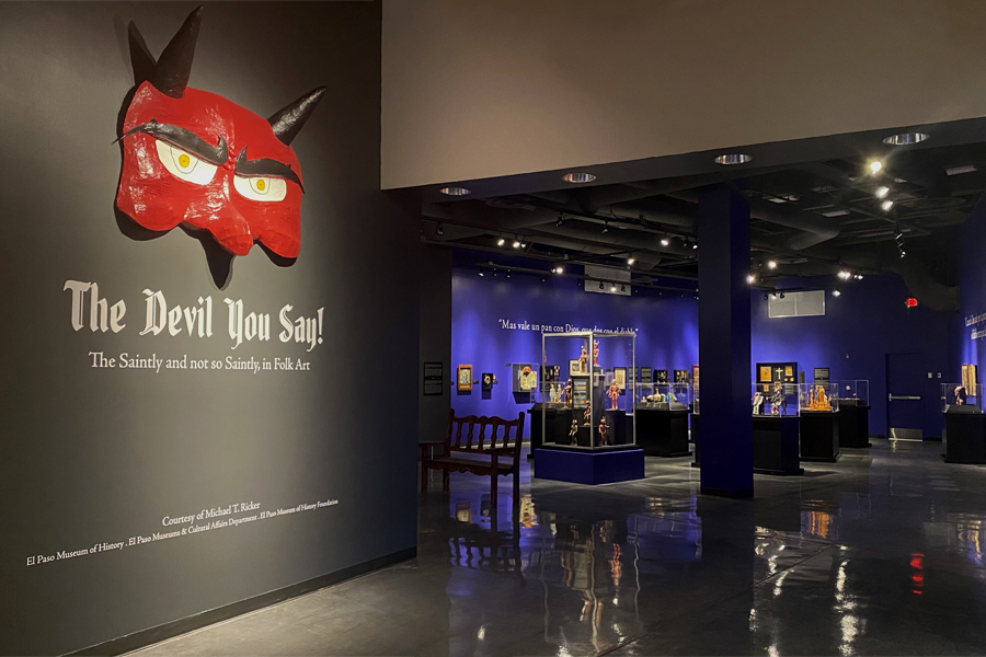 The Devil You Say! The Saintly and not so Saintly, in Folk Art