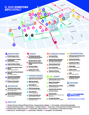 Downtown Arts District Map